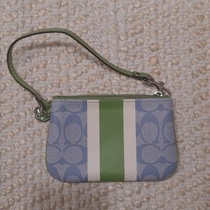 Coach Momogram Wristlet-Never Used